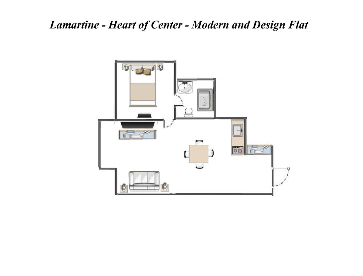 Lamartine- Heart Of Center- Modern And Design Flat Ніцца Екстер'єр фото